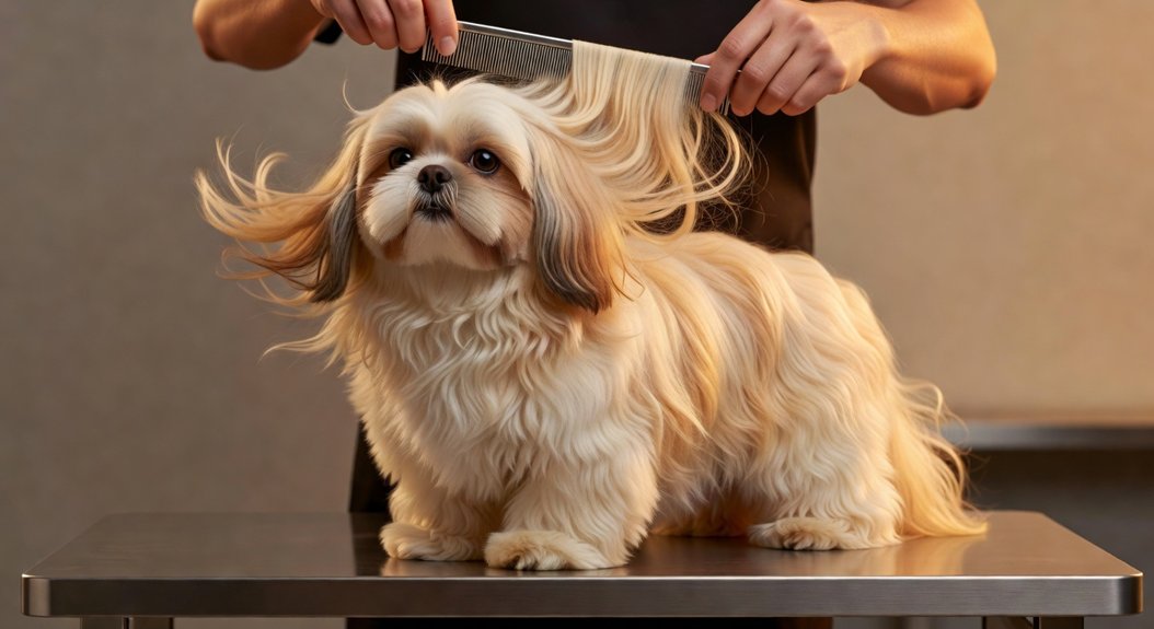 blow dry to prevent mats