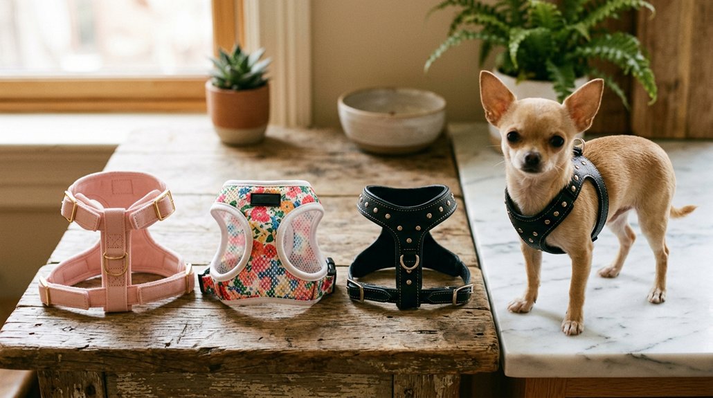 fashionable harnesses for small breeds