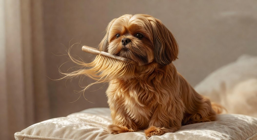 regular brushing prevents mats