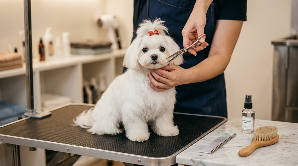 regular grooming schedule needed