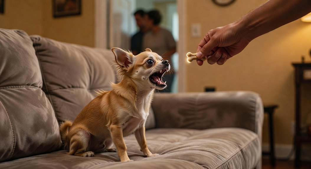 reinforcing barking through affection
