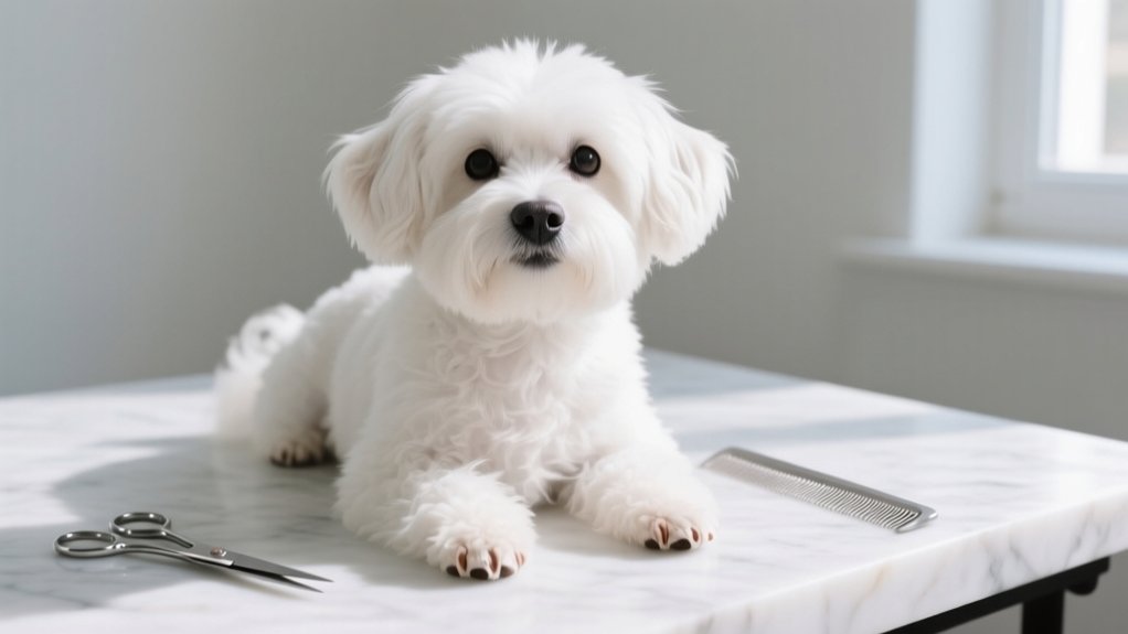 safe trimming for maltese