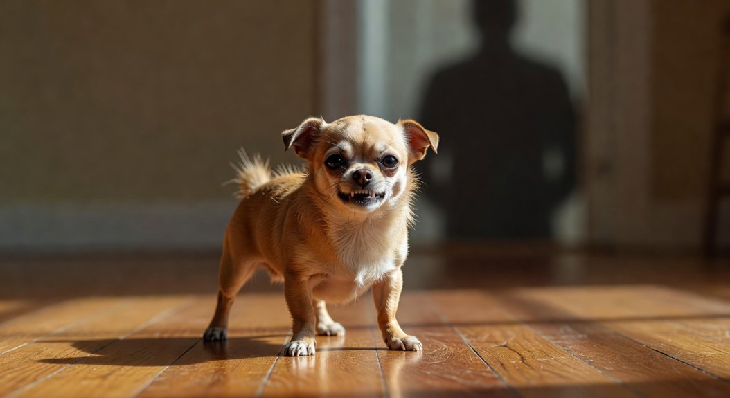 small dogs bark louder
