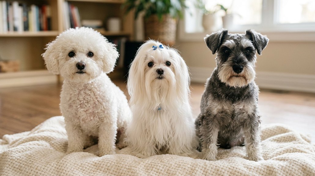 small non shedding dog breeds