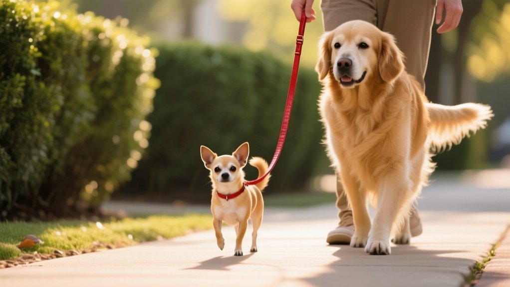 train calm leash behavior